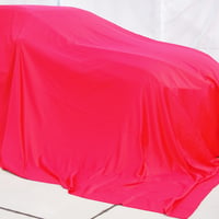 サテン調カーカバー　発表会　展示会　納車式　お披露目　新製品発表　シークレットカバー