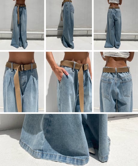 wide denim「super flare」#242508