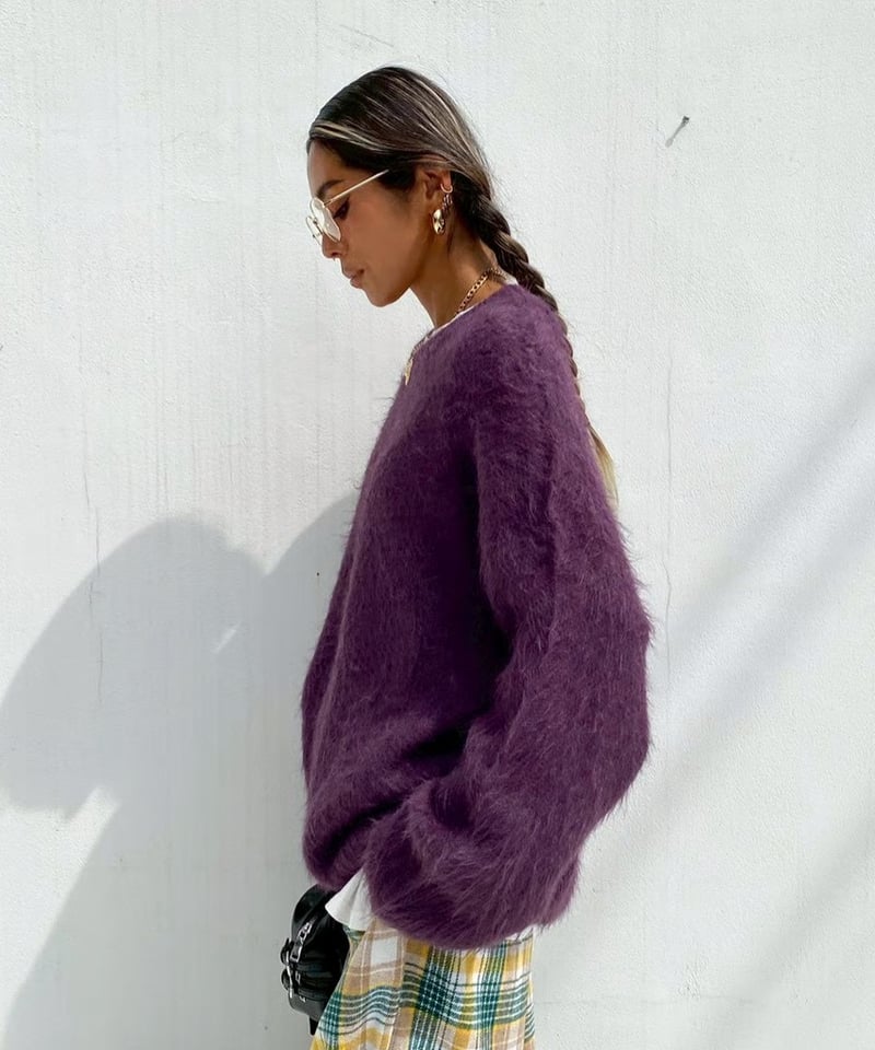 shaggy knit「haily」#8000659 | tablethotel-sūdo