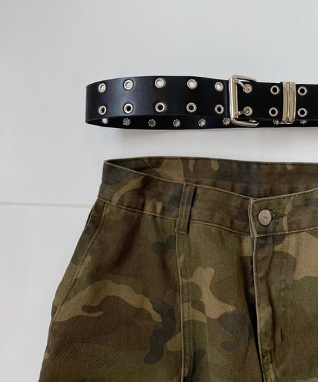 baggy pt「camo barrel」#591511（ベルト付き）