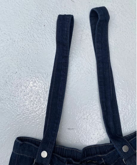 2way denim salopette 「thick」#87711