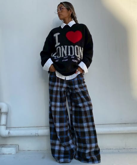 knit pull over「LONDON」#208359