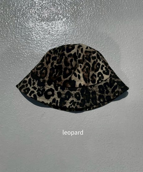 bucket hat「leopard」#2501-7/9