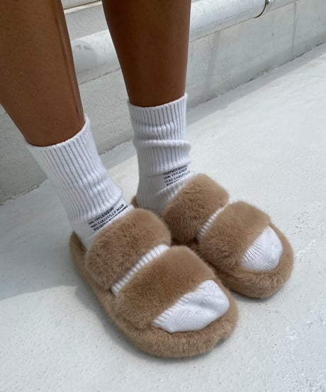 w belts sandal「comfort fur」#119-1