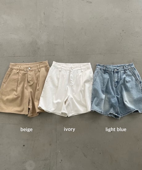 denim short pt 「Baggy」#122