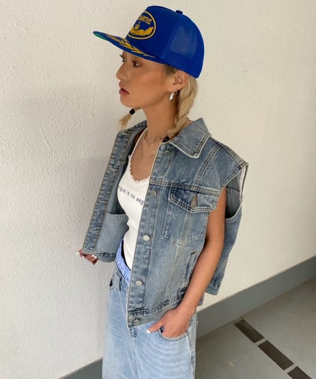 denim vest「classic」#360