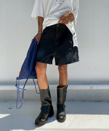 denim shorts「side rip」#1368359