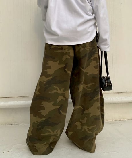 baggy pt「camo barrel」#591511（ベルト付き）