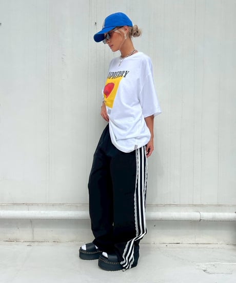 printed big T「raspberry」#9576