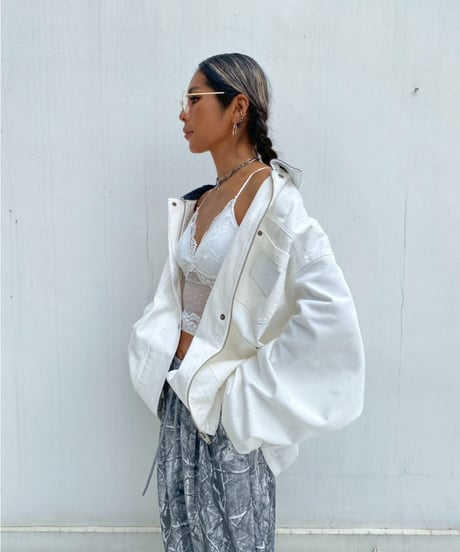 coverall jacket「contrast collar」#80112