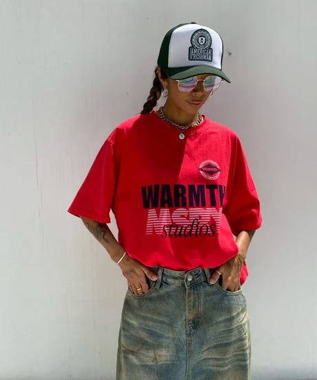 wide tee「WARMTH」#2606064