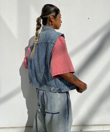 denim vest「classic」#360