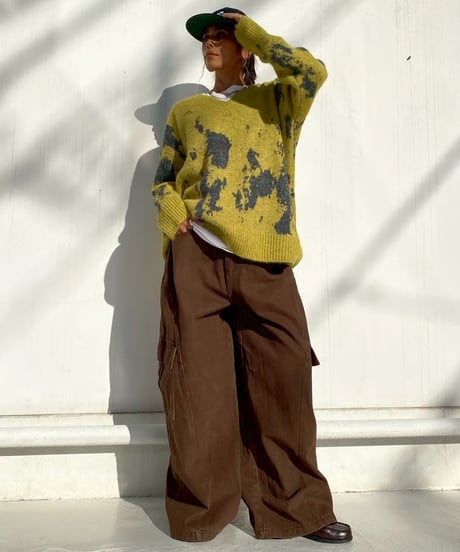 color knit「V neck」#58800510
