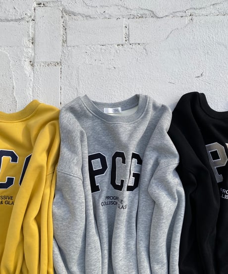 oversized sw「PCG」#6658511（裏起毛）