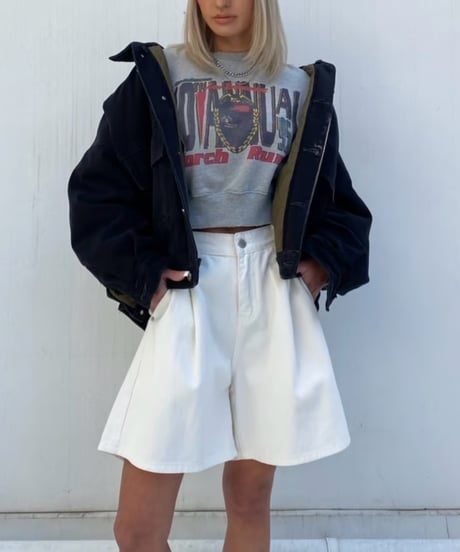 denim short pt 「Baggy」#122
