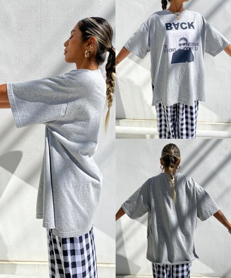 big print t「BACK」#8163