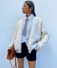 knit cardigan「mix yarn」#8179