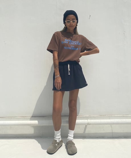 logo tee「MORNING」#7721
