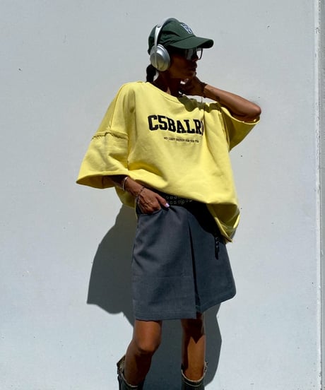 box lame sk「pleats」（ベルト付）#25079