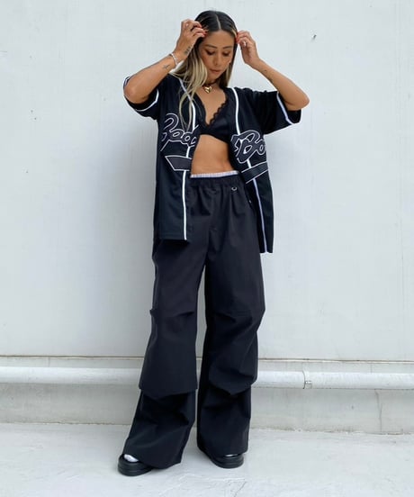 knee tack jogger pt「W stripe」#013