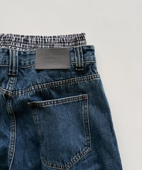 wide denim pt「layered」#7106164