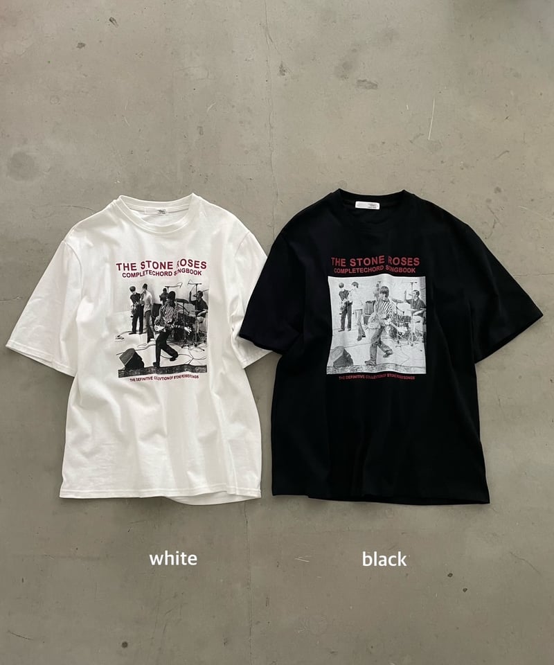 wide Rock tee「STONE ROSES」#6315 | tablethotel-s