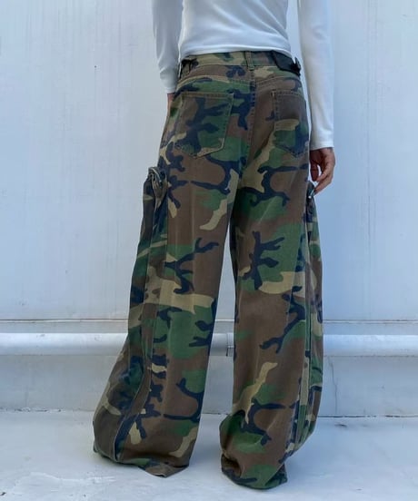 baggy pt「camo pocket」#6352