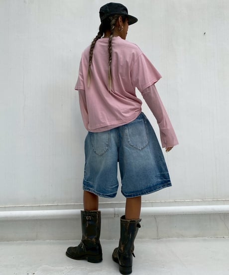denim half pt「wrinkles」#68823163