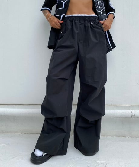 knee tack jogger pt「W stripe」#013