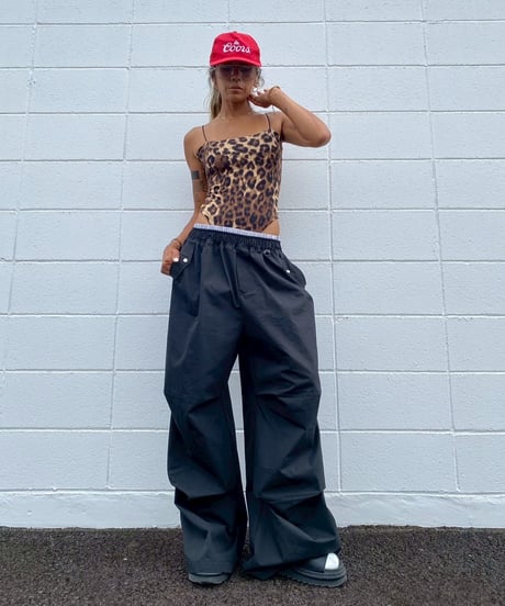 knee tack jogger pt「W stripe」#013