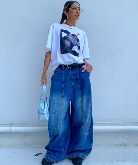 oversized pt「color barrel」#68758（ベルト付き）