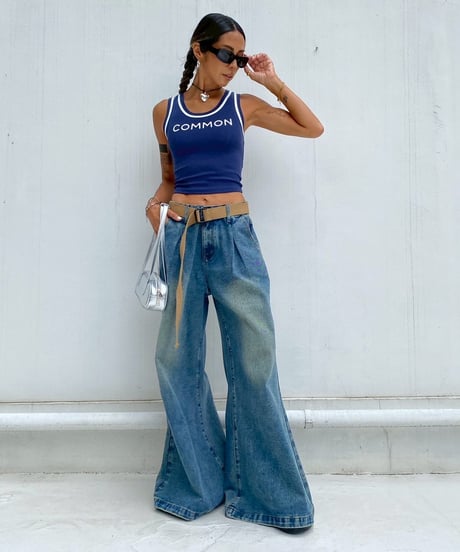 wide denim「super flare」#242508