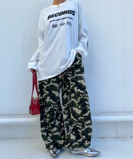 2way barrel pt「camo sweat」#10511（裏起毛）