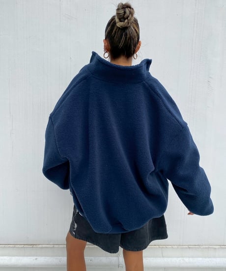 stand neck blouson「boa」#22616