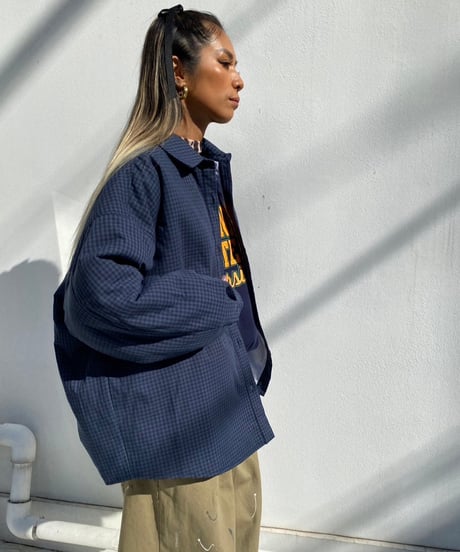 puffer shirt「gingham」#97125
