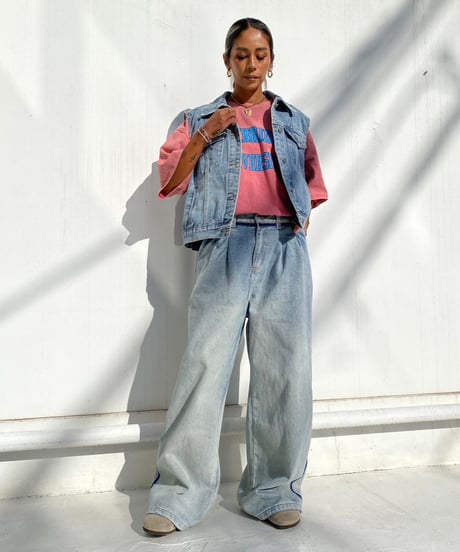denim vest「classic」#360