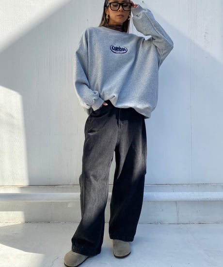 sarouel denim pt「side docking」#5522