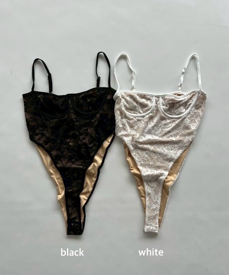 lace bodysuit「corset」#2929