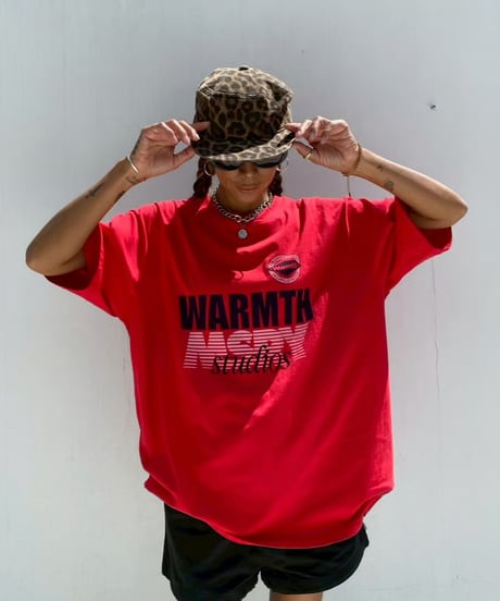 wide tee「WARMTH」#2606064