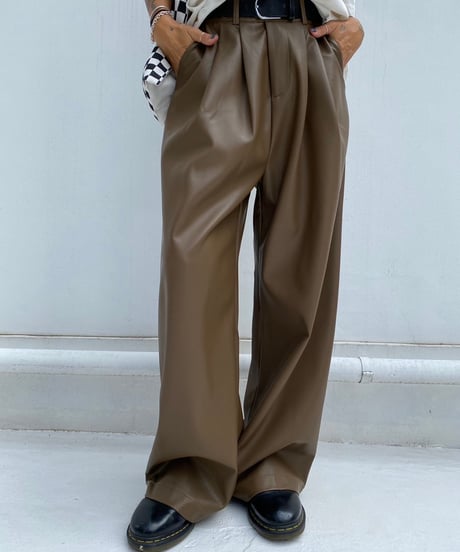 eco leather pt「tuck」#10003