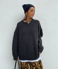 mix color knit「loose」#6130
