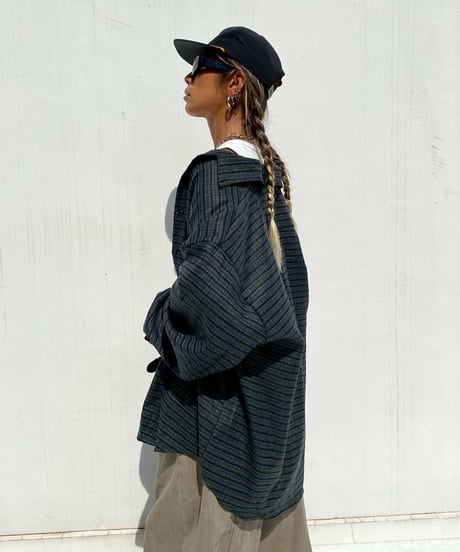 checker shirt「big round」#7942758