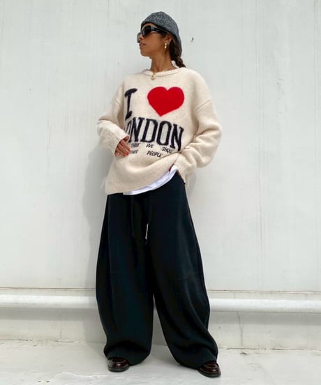 knit pull over「LONDON」#208359