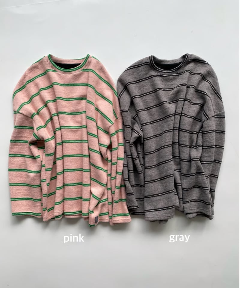 oversized knit「soft borders」#61798510 | tableth