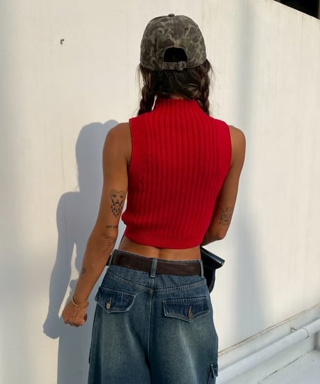 knit tank「shrink」#2576858