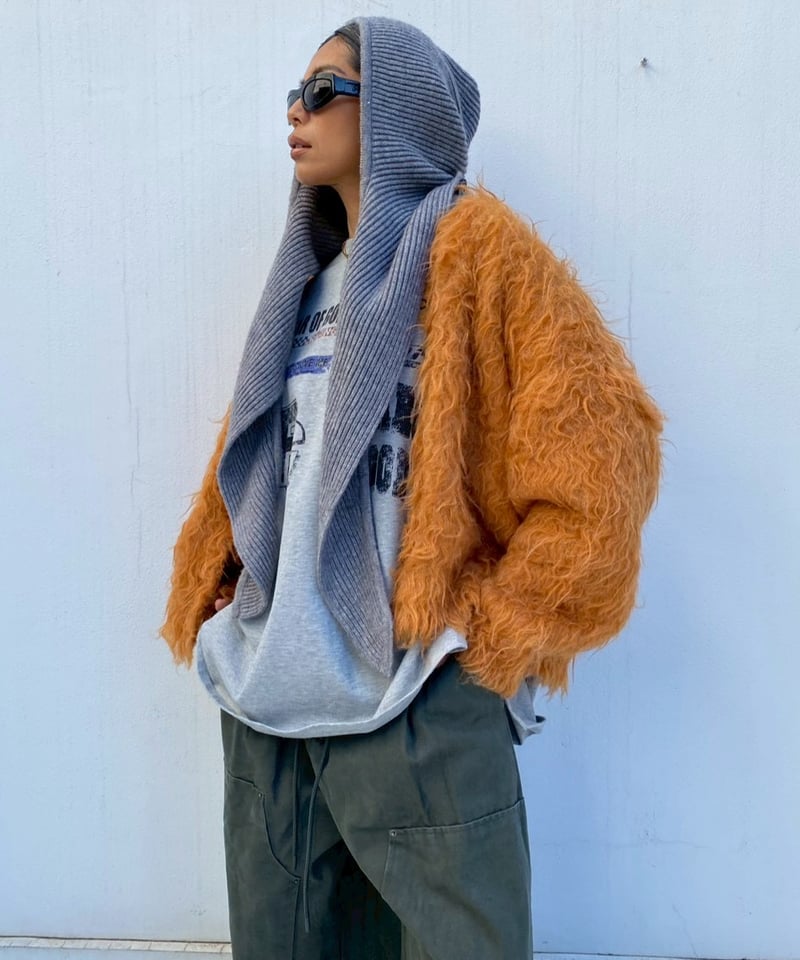 美品✨マディソンブルー xロンハーマン シャギーモックネック ゆったり ✨別注コラボ✨マディソンブルー x ロン ハーマン シャギーモック