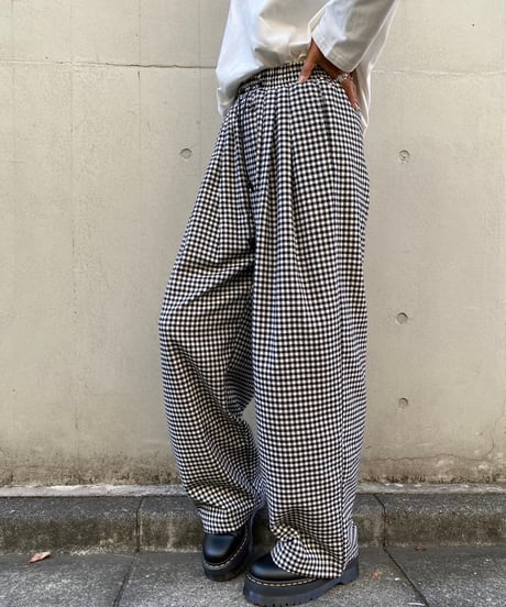 tuck wide pt「checkered」#83772