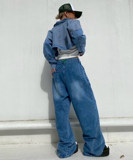 cropped denim jc「Flip」#658