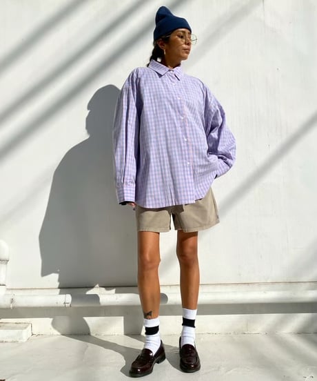 check shirt「bubble gum」#86165601