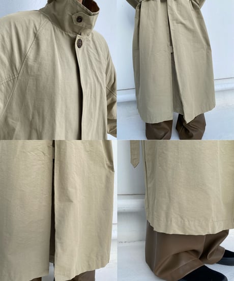 Stand collar long coat「SPRINKLE」#013